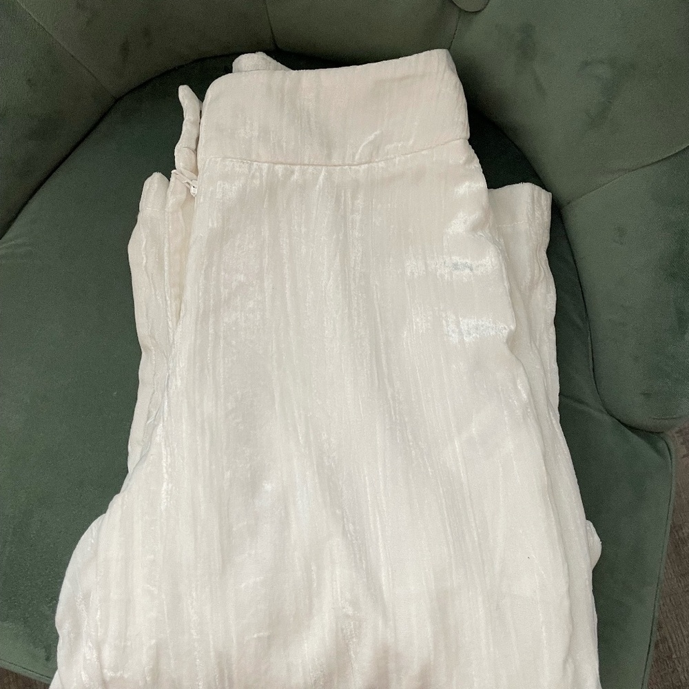 Felt Wide Leg Pants